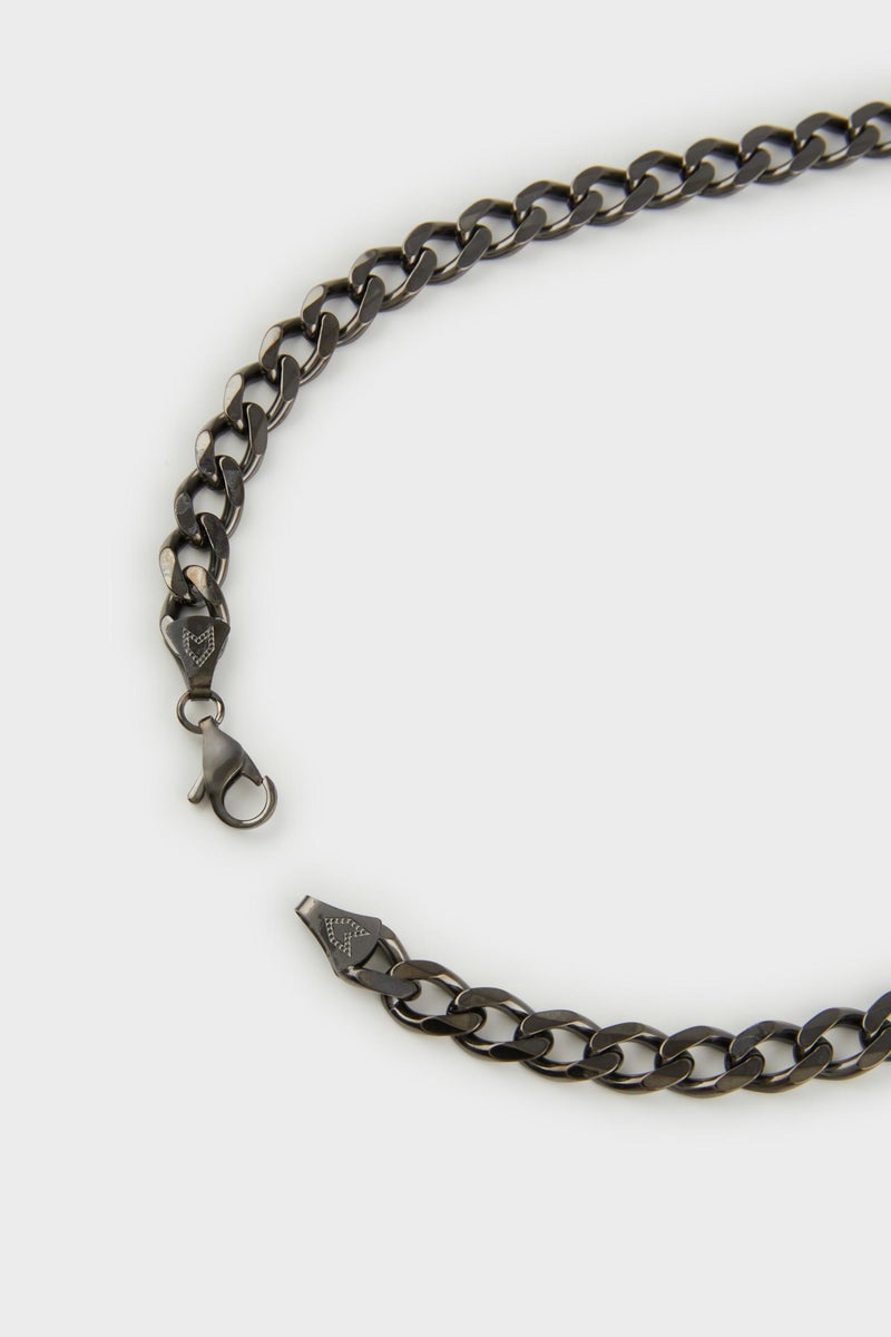 DeFacto Black Man Atolyewolf x Defacto Man Thick Chain Necklace Casual - Image 4